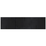 Tappeto vidaxl rettangolare 80x300 cm bambù nero