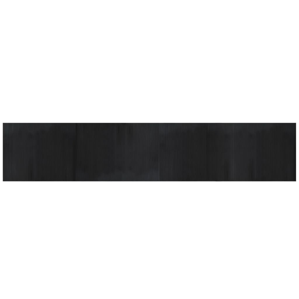 Vidaxl rectangular 80x400 cm bamboo black