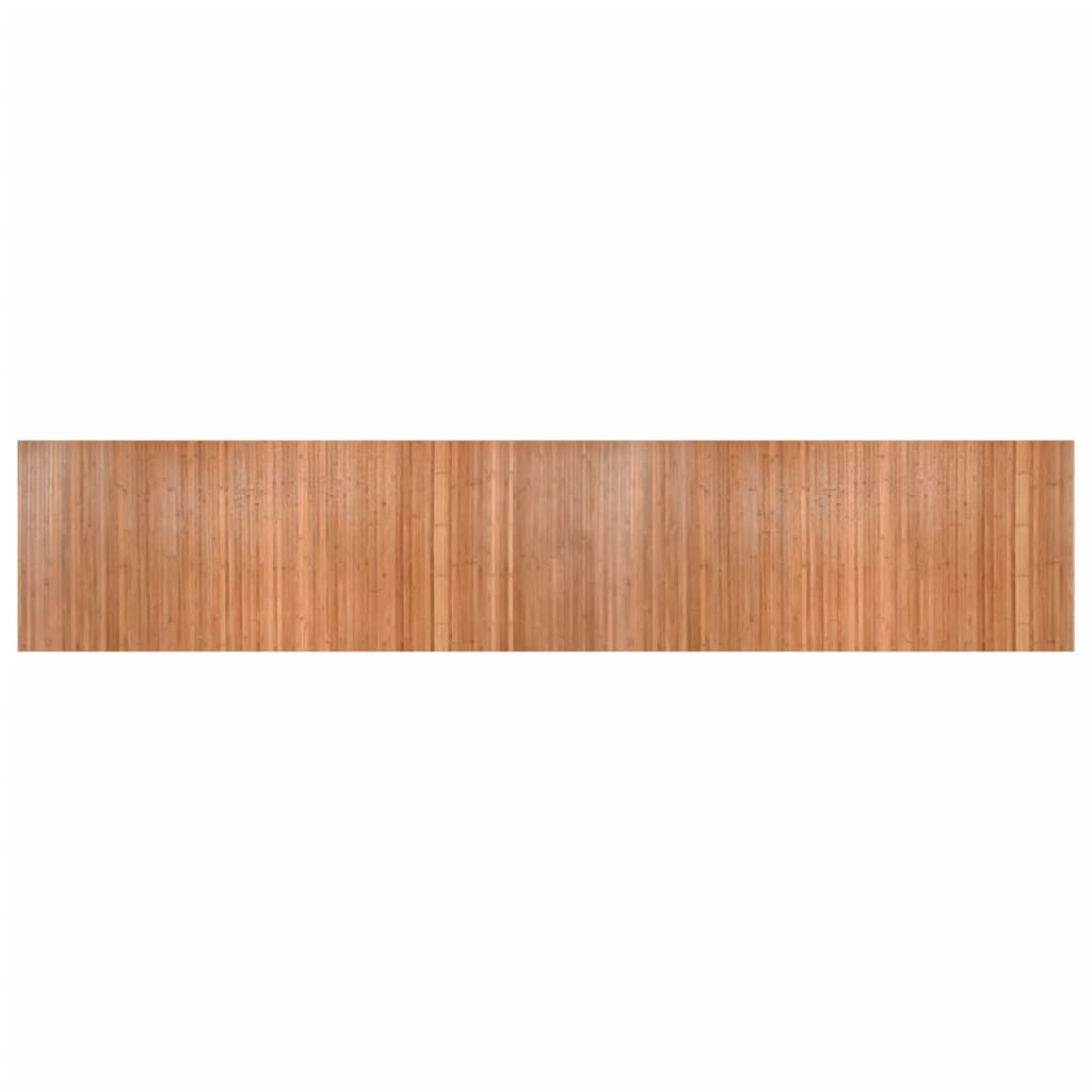 Vidaxl rectangulaire 80x400 cm bambou naturel