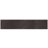 Vidaxl rug rectangular 80x400 cm bamboo dark brown