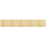 Vidaxl Rug Prostokątny 80x500 cm Bamboo Light Natural