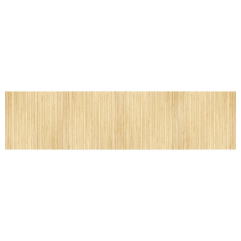 Vidaxl Rug Rectangular 100x400 cm Bambu Light Natural