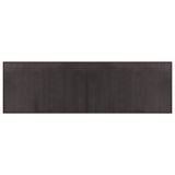 Vidaxl Rug Rectangular 60x200 cm bambus mørkebrun