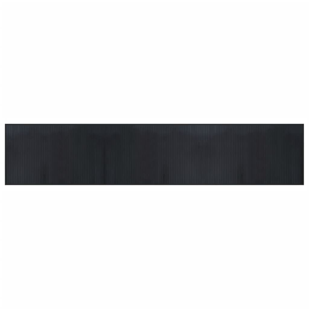 Vidaxl rug rectangular 60x300 cm bamboo black