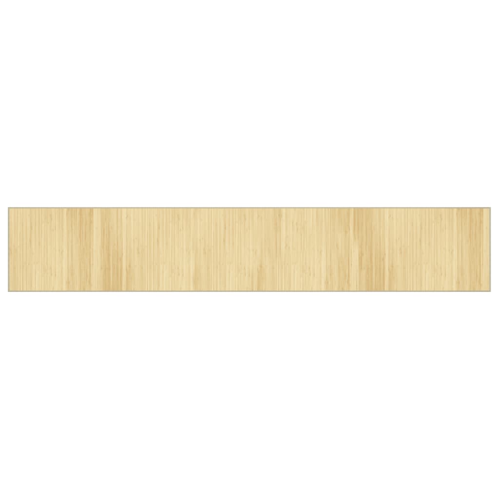 Vidaxl tapis rectangulaire 70x400 cm Bamboo Light Natural