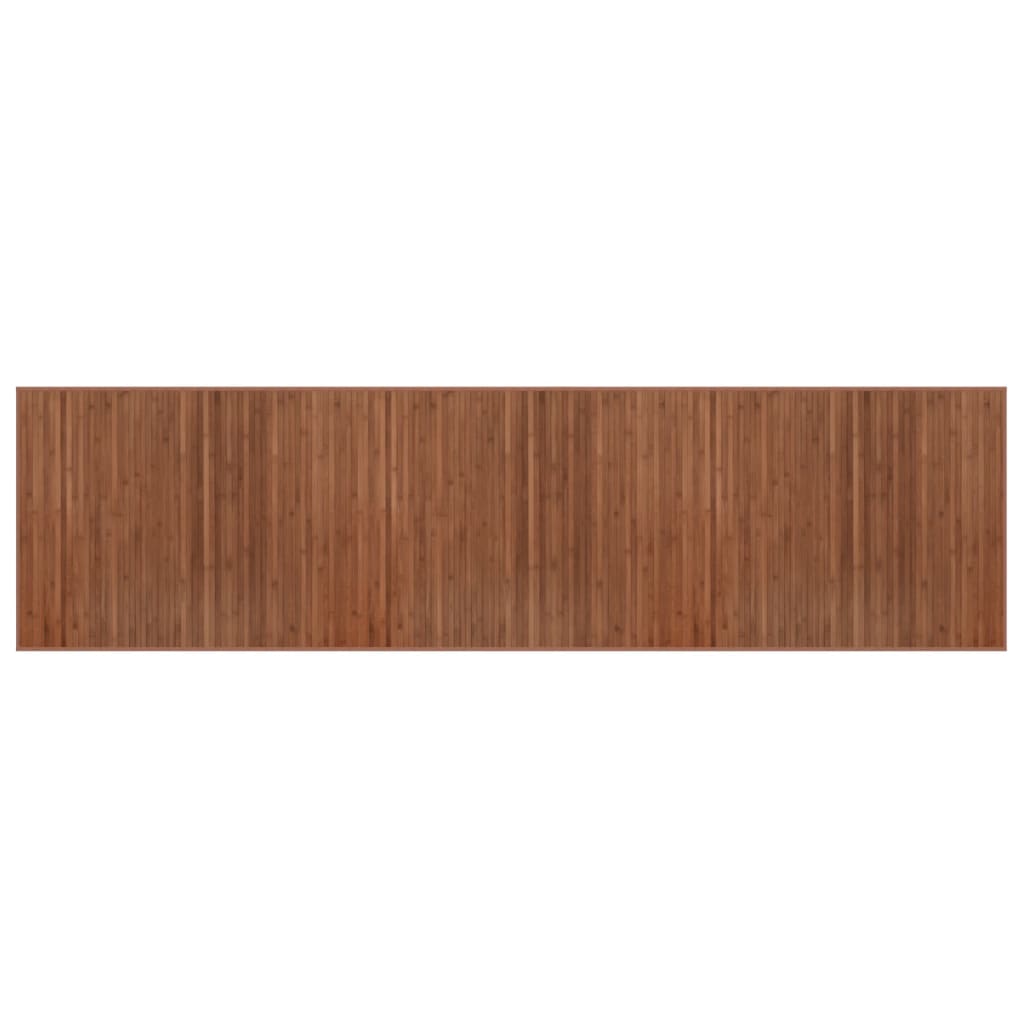 Vidaxl rug rectangular 80x300 cm bamboo brown