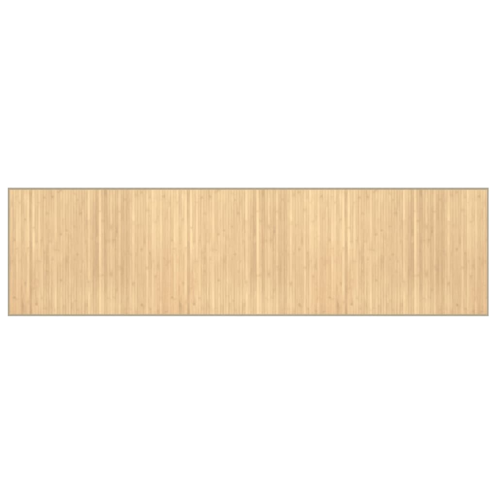 Vidaxl rug rectangular 80x300 cm bamboo light natural