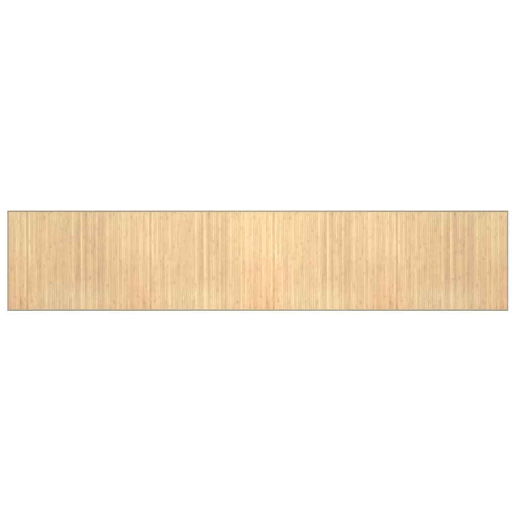 Vidaxl Rug Rectangular 80x400 cm Bambu Light Natural