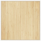 Vidaxl tappeto quadrato 100x100 cm Bamboo Light Natural