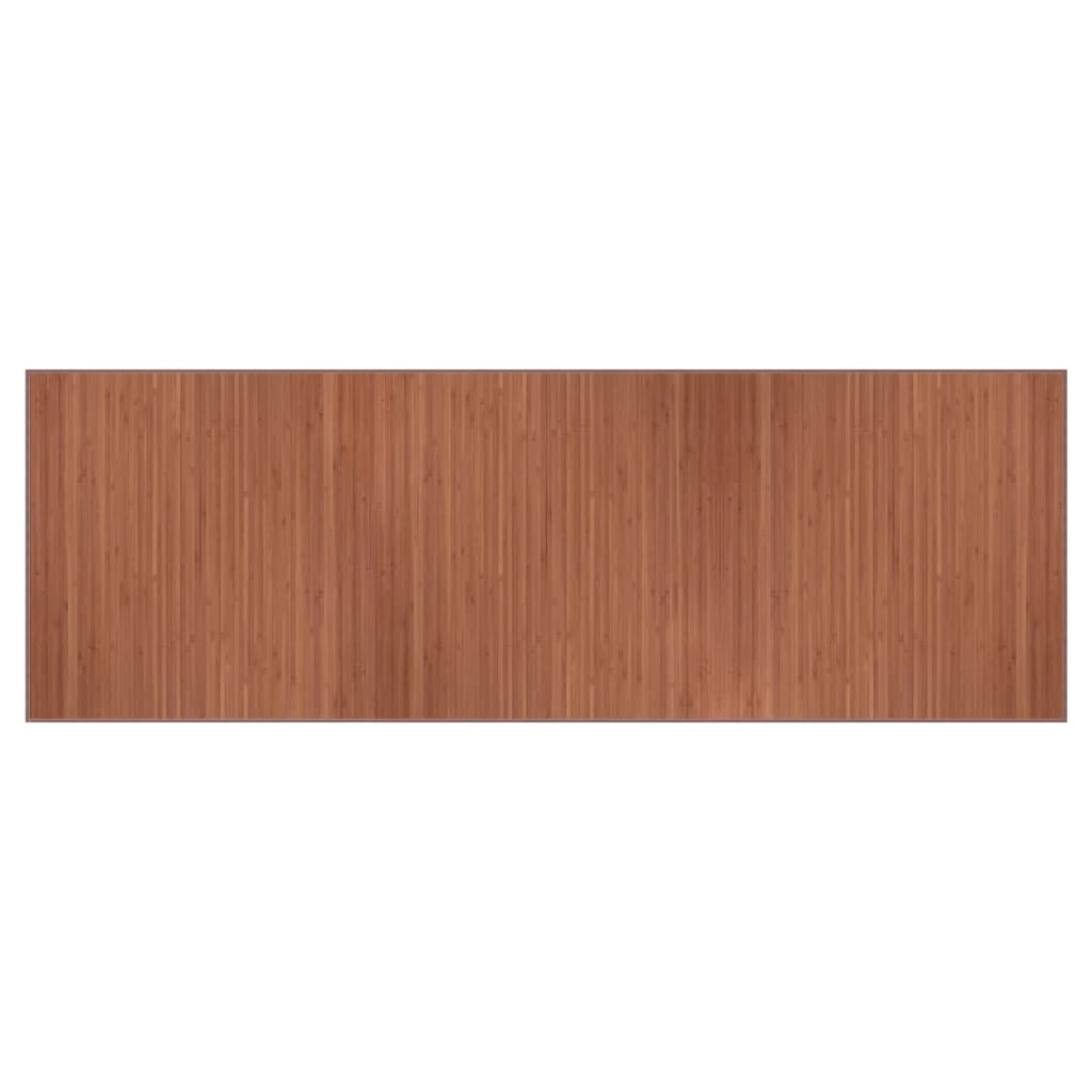 Tappeto vidaxl rettangolare 100x300 cm Bamboo marrone