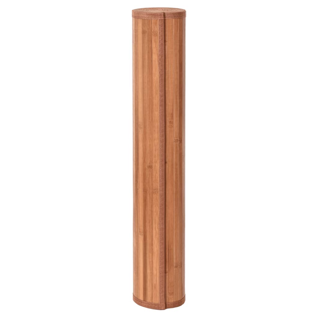 Tappeto vidaxl rettangolare 100x500 cm Bamboo marrone