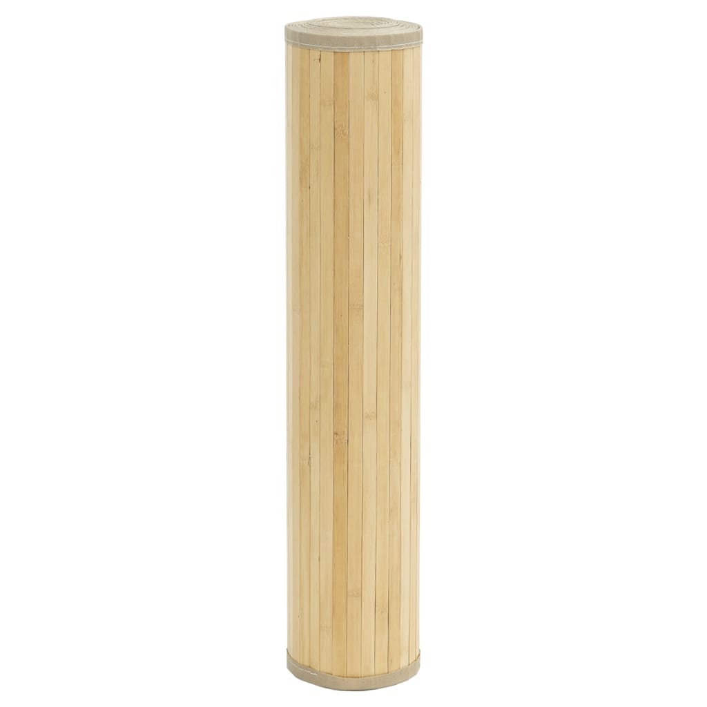 Vidaxl rectangulaire 100x1000 cm Bamboo Light Natural