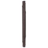 Tapis vidaxl autour de 80 cm Bamboo brun foncé