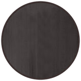 Vidaxl rug around 100 cm bamboo dark brown