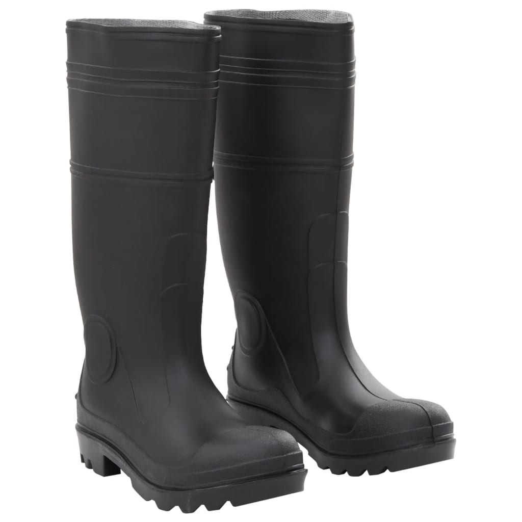 Vidaxl Rain boots size 38 PVC Black