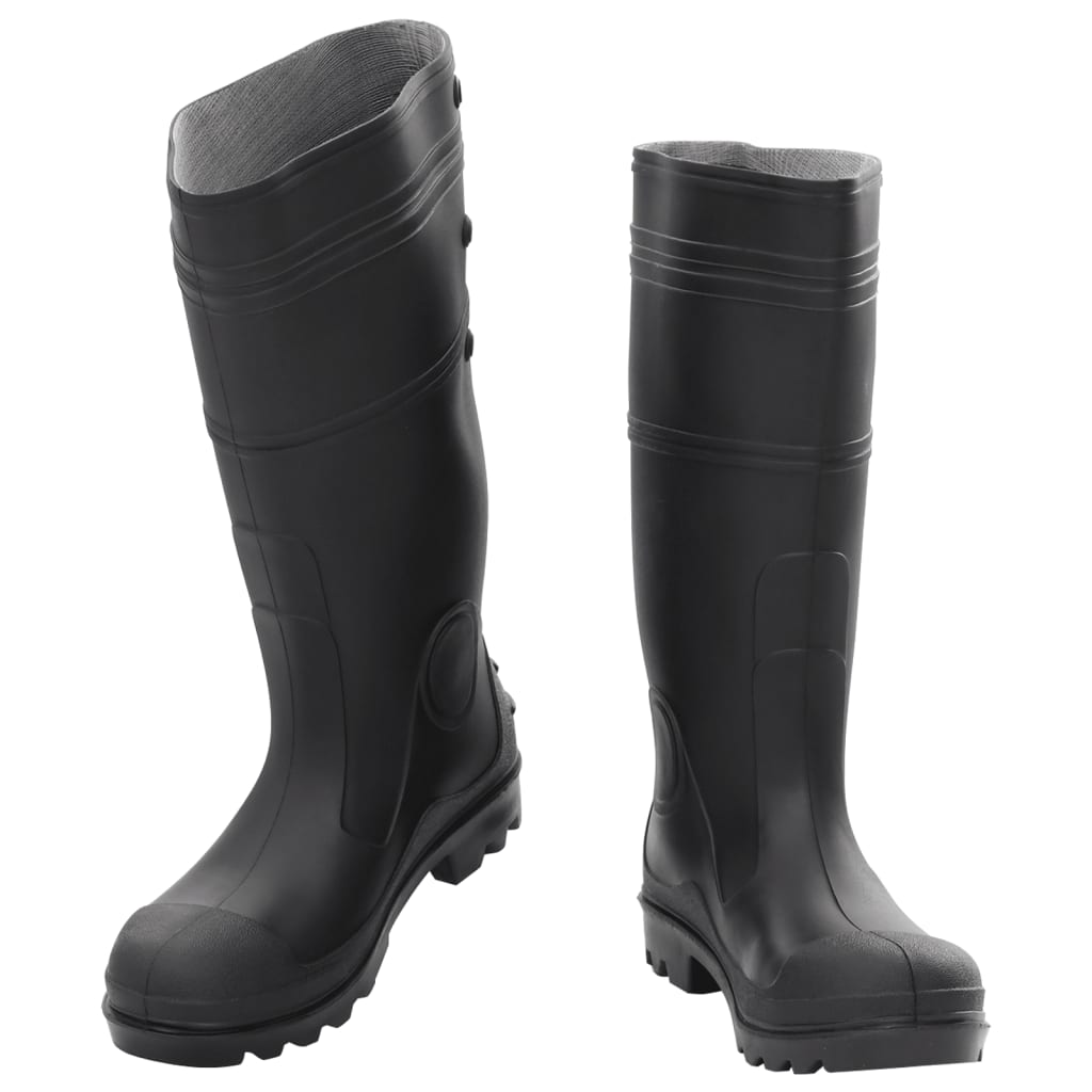 Vidaxl Rain boots size 38 PVC Black