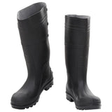 Vidaxl Rain Boots Storlek 39 PVC Black