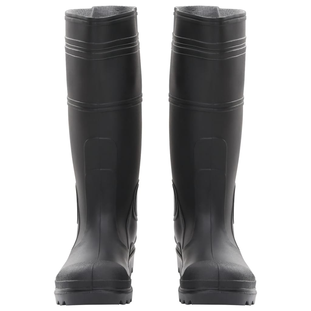 Vidaxl Reen boots Gréisst 39 pvc schwaarz