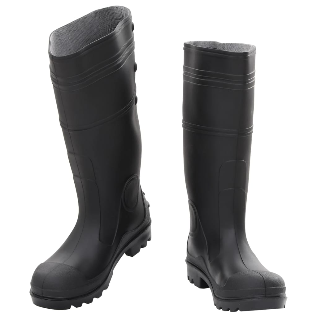 Vidaxl Reen boots Gréisst 40 pvc schwaarz