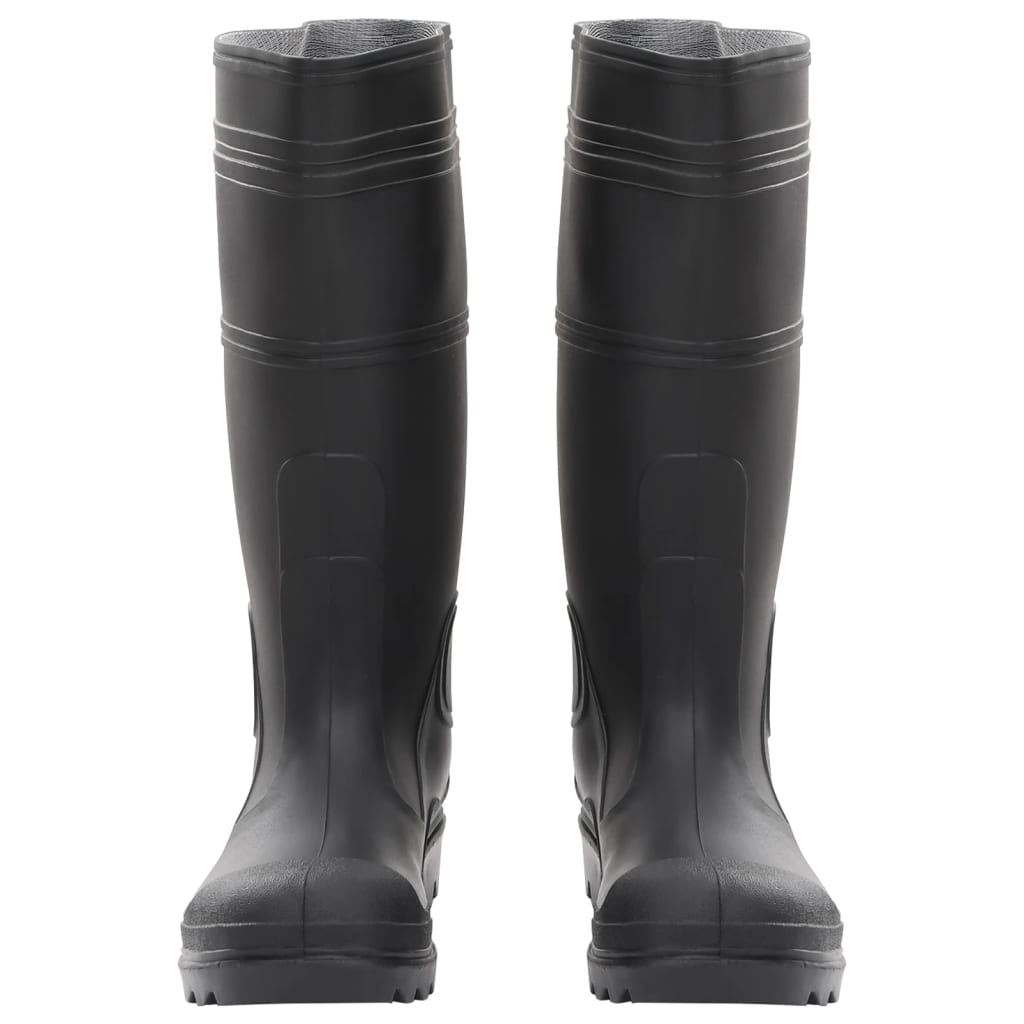 Vidaxl Reen boots Gréisst 40 pvc schwaarz