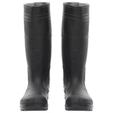 Vidaxl Reen boots Gréisst 40 pvc schwaarz