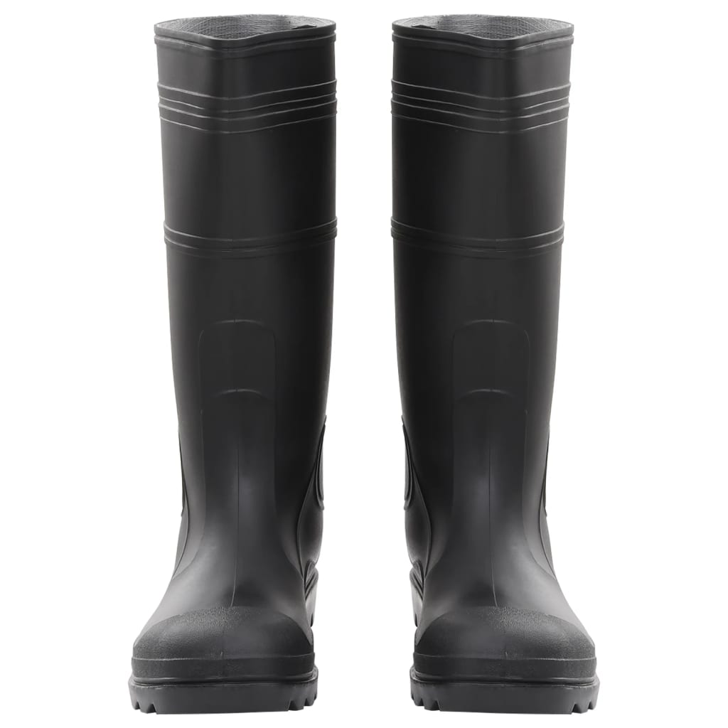 Vidaxl Rainboots Size 44 PVC Black