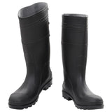 Vidaxl Rain boots size 45 PVC Black