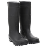 Vidaxl Rain boots size 46 PVC Black