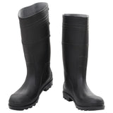 Vidaxl Reen boots Gréisst 46 pvc schwaarz