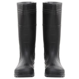 Vidaxl Reen boots Gréisst 46 pvc schwaarz