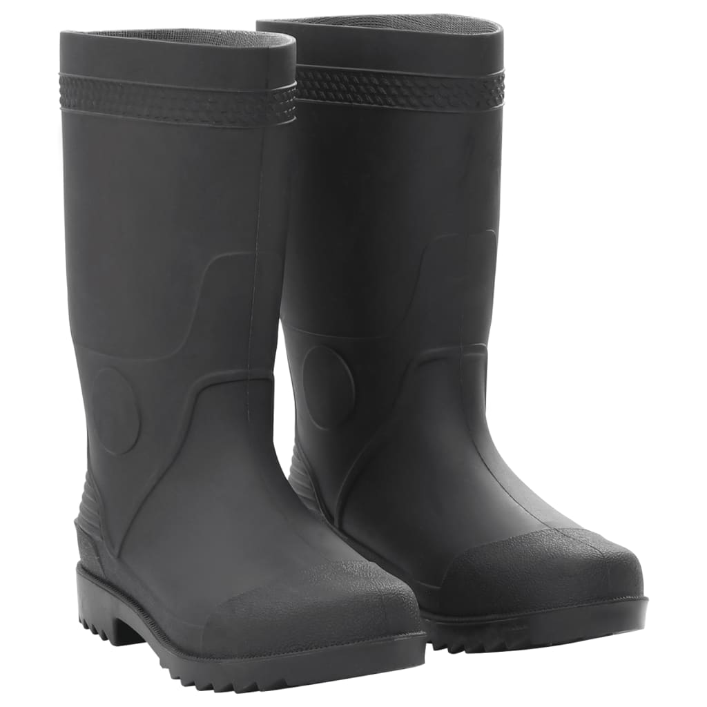 Vidaxl Reen boots Gréisst 40 pvc schwaarz