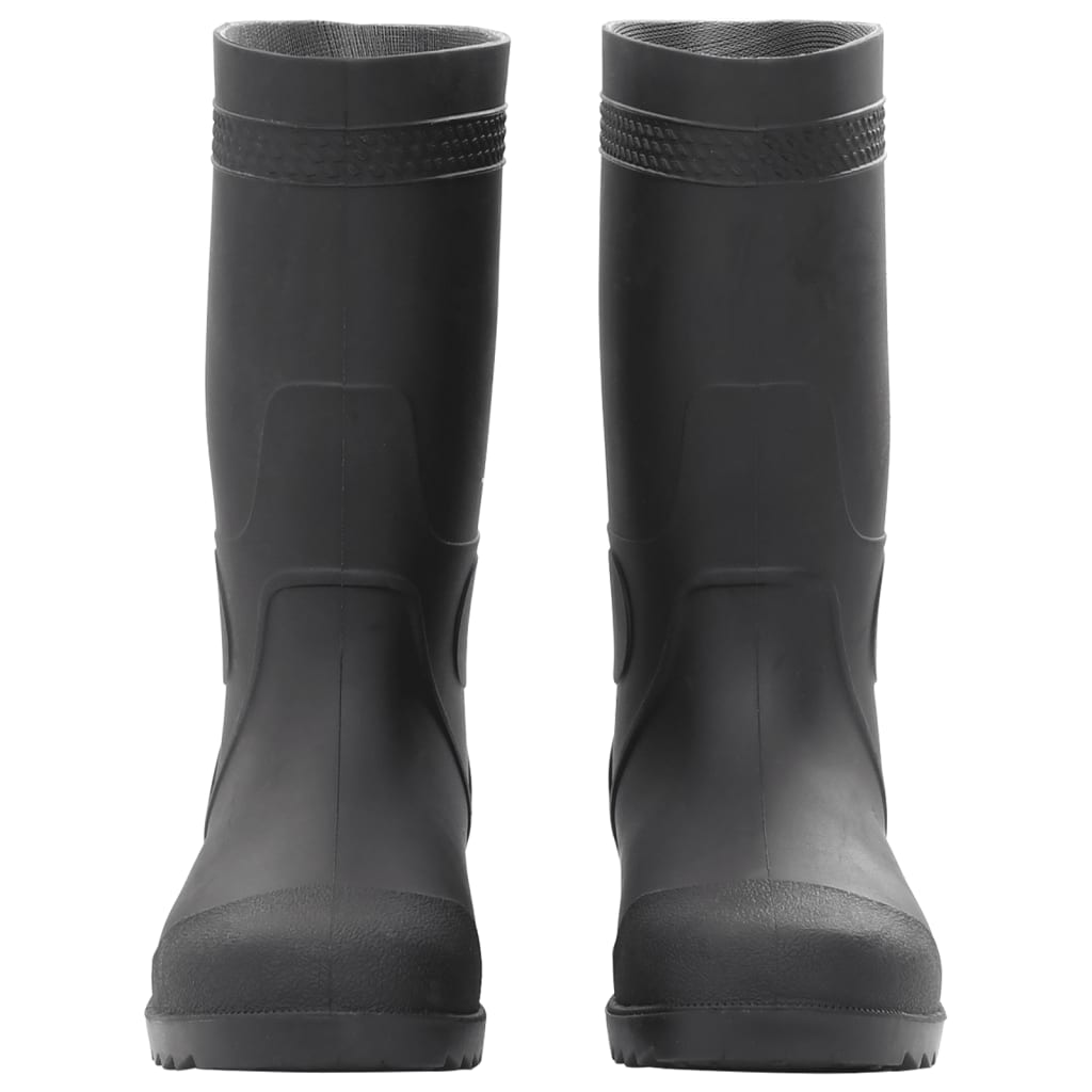 Vidaxl Reen boots Gréisst 40 pvc schwaarz