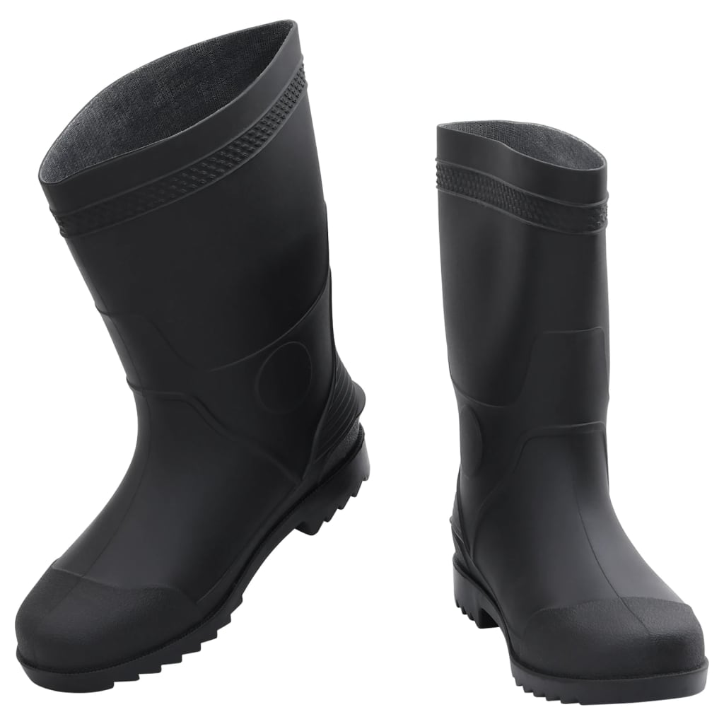 Vidaxl Rainboots Size 43 PVC Black