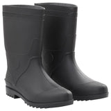 Vidaxl Rainboots Size 44 PVC Black