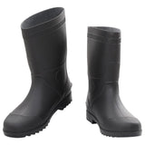 Vidaxl Rainboots Size 44 PVC Black