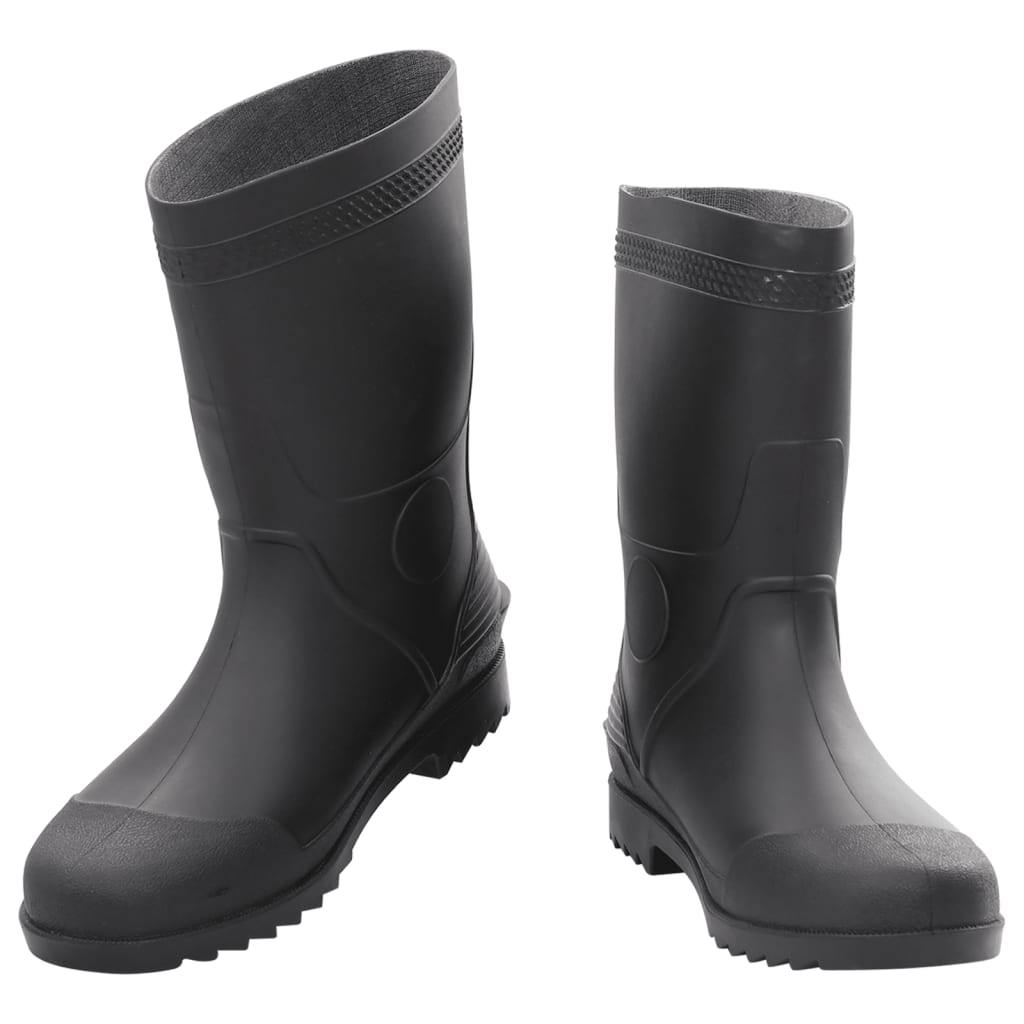 Vidaxl Rain boots size 45 PVC Black