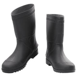 Vidaxl Reen boots Gréisst 45 pvc schwaarz