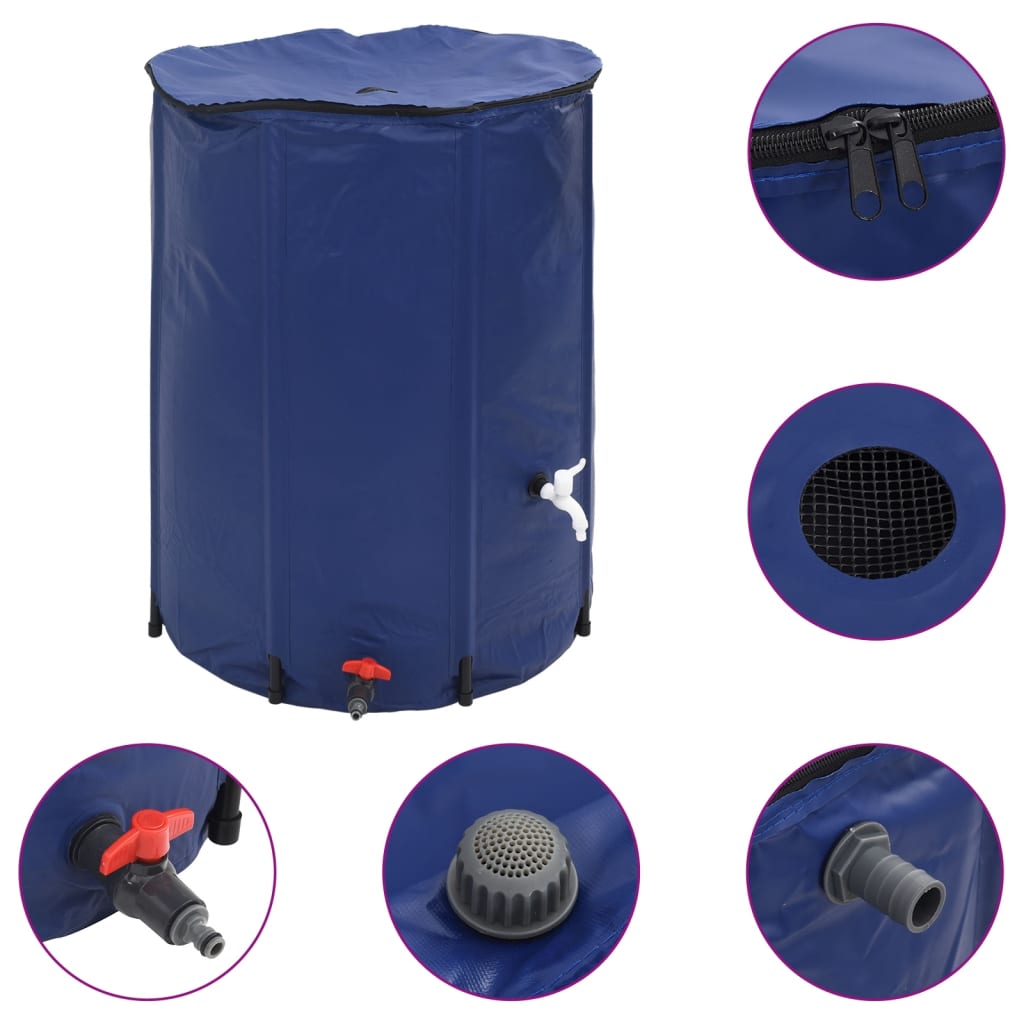 Vidaxl vanntank med tappebodbar 750 l PVC