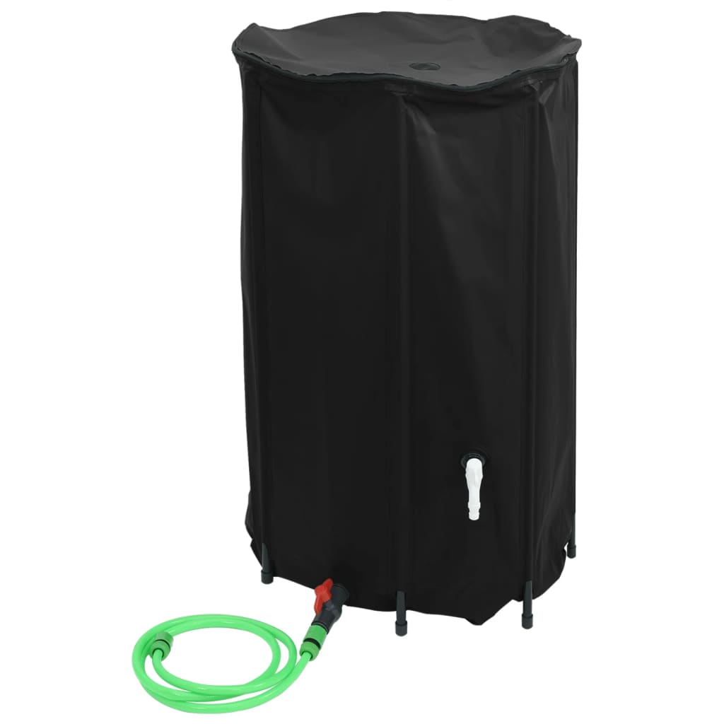 Vidaxl vattentank med kran vikbar 500 L PVC