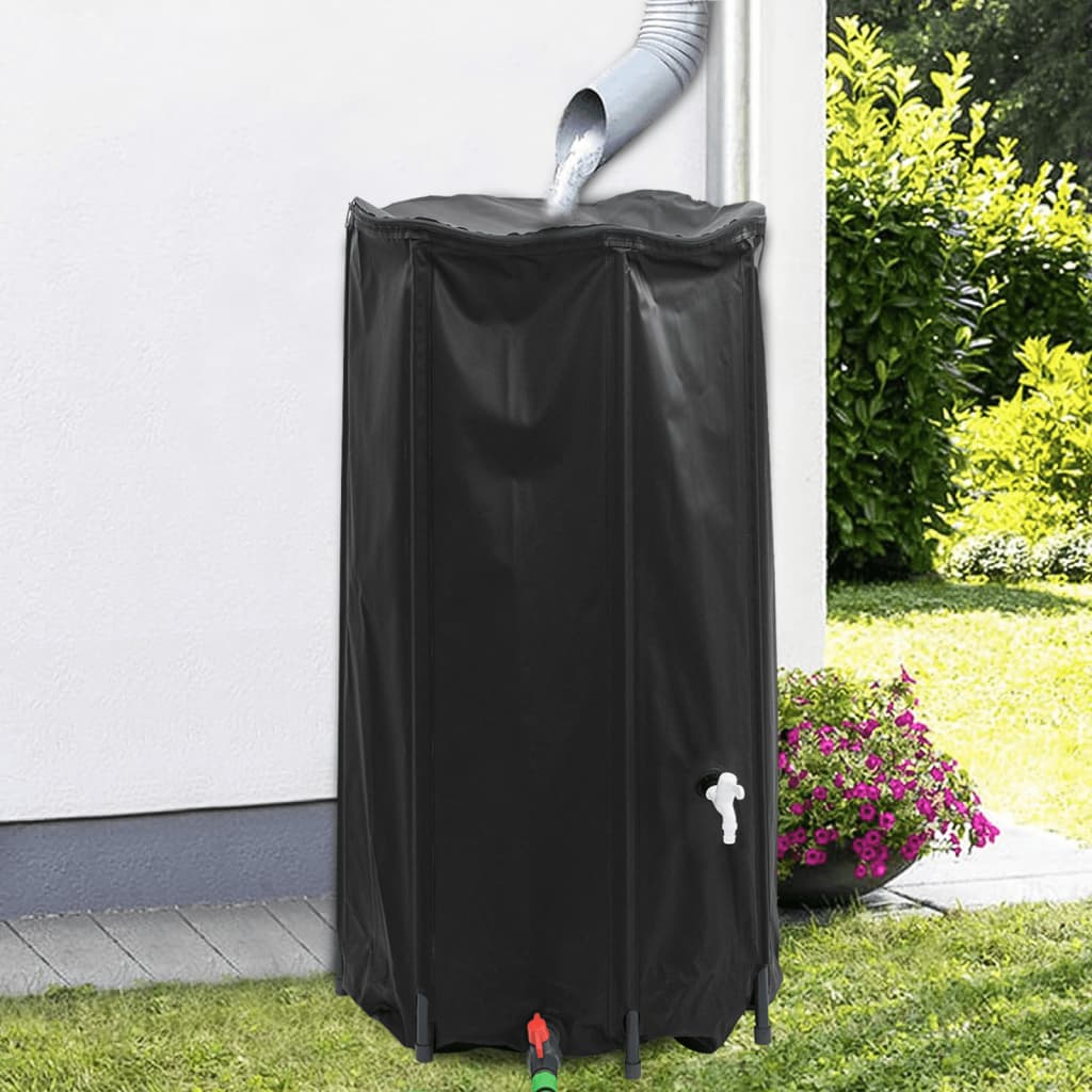 VidaXL Watertank met kraan opvouwbaar 250 L PVC