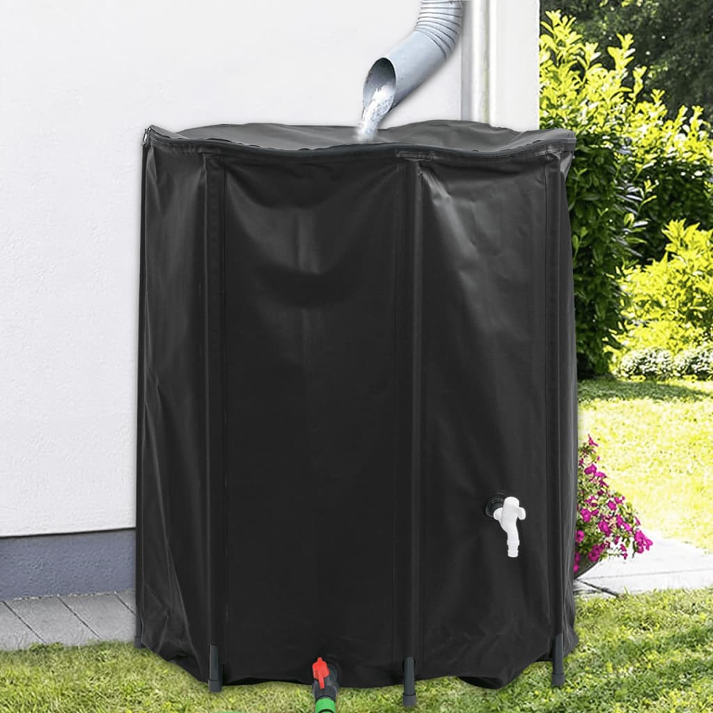 Vidaxl Water tank with crane foldable 1250 L PVC