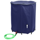 Serbatoio d'acqua Vidaxl con gru pieghevole 1250 L PVC