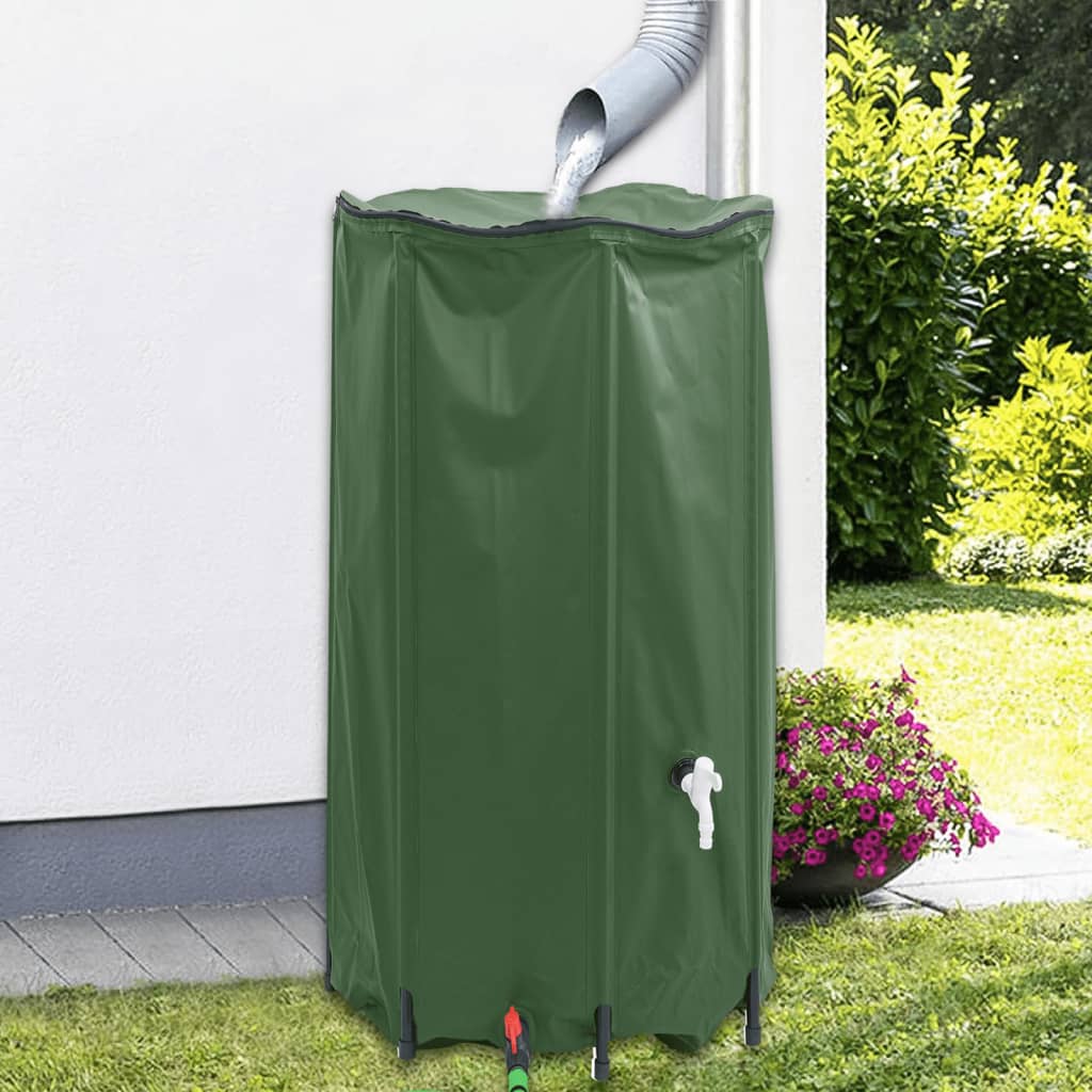 VidaXL Watertank met kraan opvouwbaar 380 L PVC