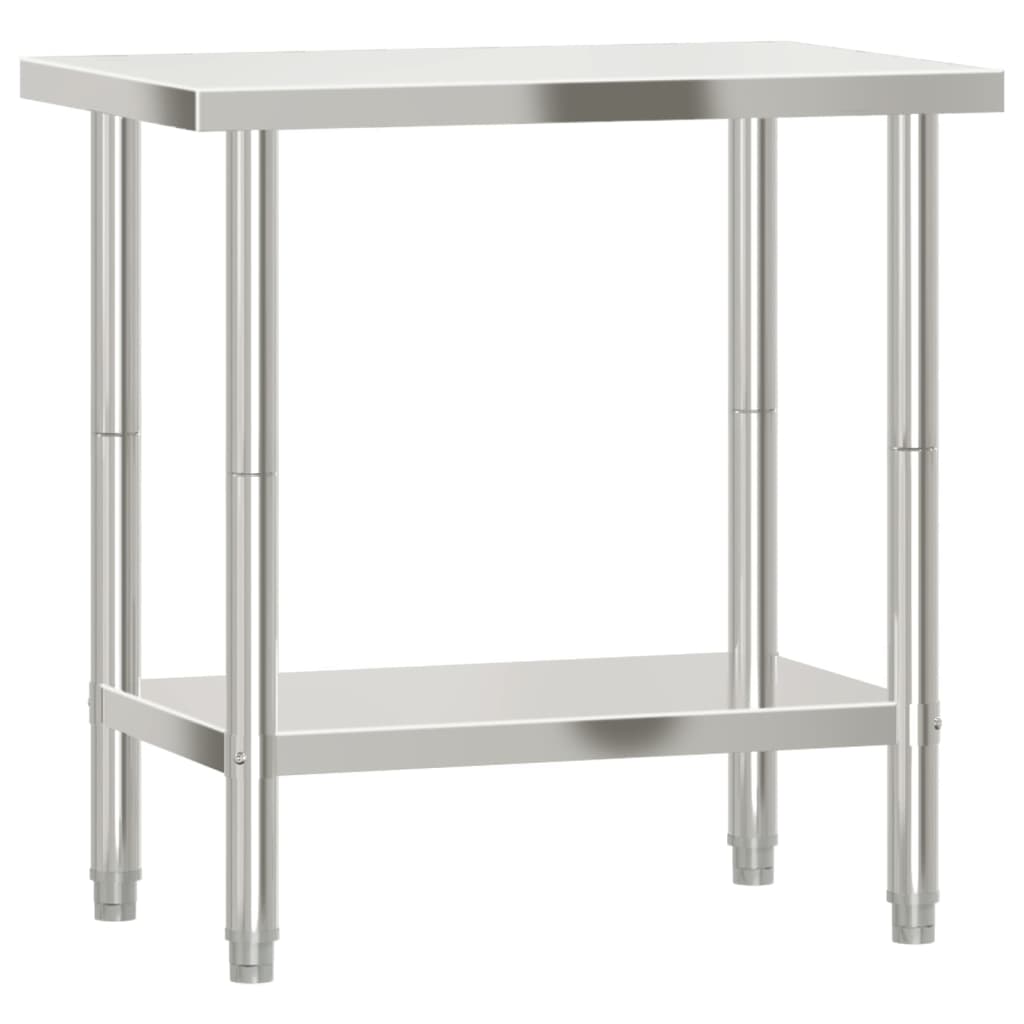 Vidaxl Kitchenwork table 82.5x55x85 cm Stainless steel