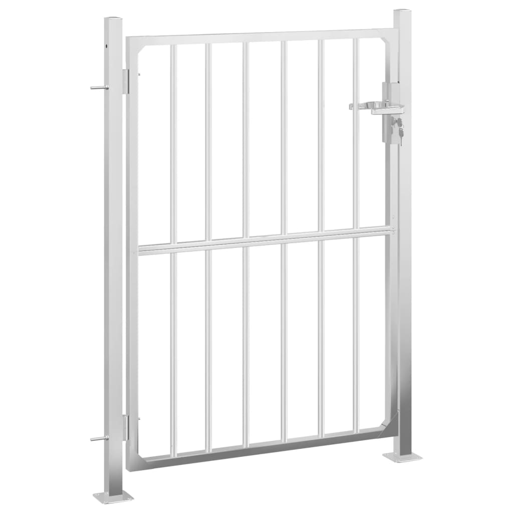 Vidaxl Garden Gate 100x125 cm stal nierdzewna