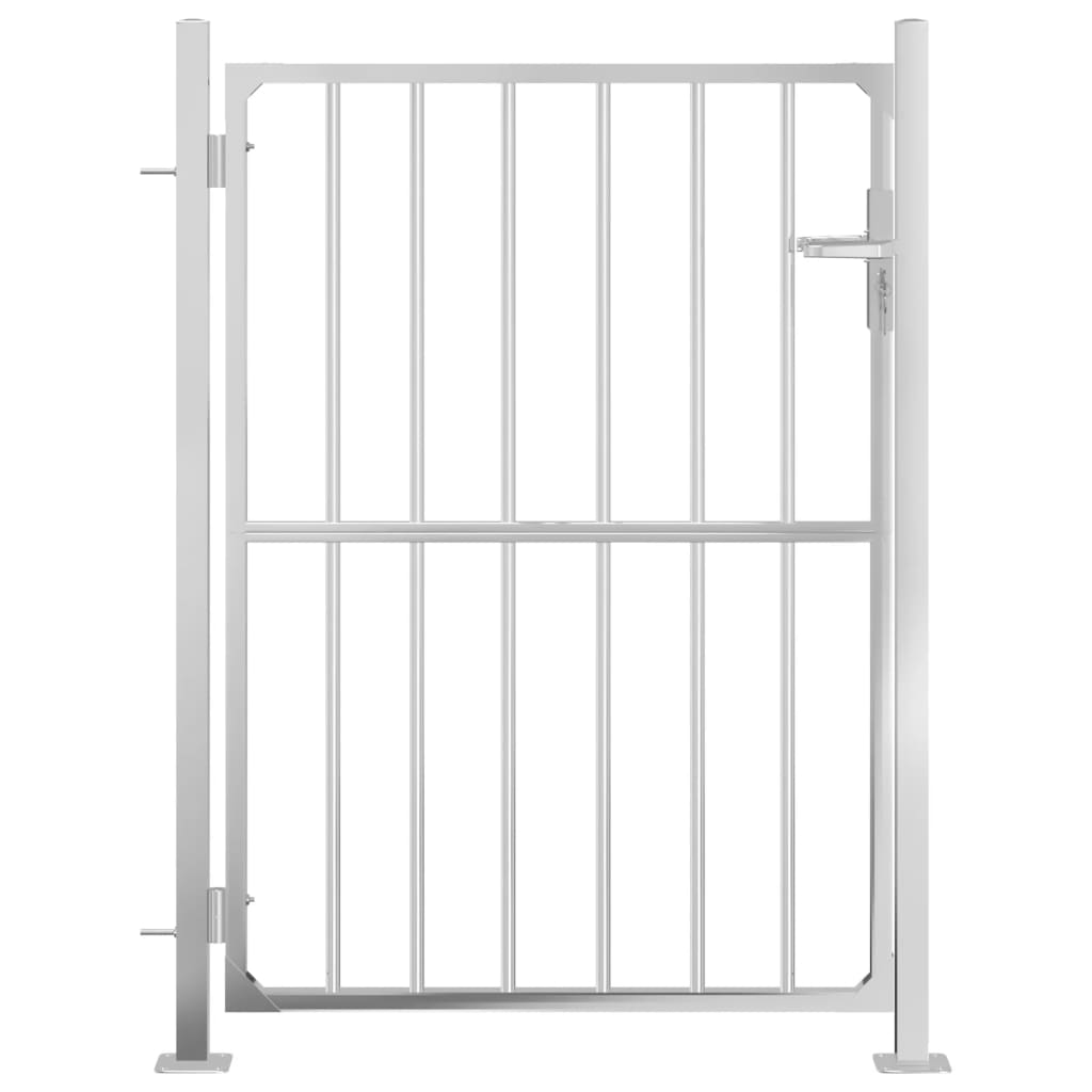 Vidaxl Garden Gate 100x125 cm stal nierdzewna