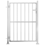 Vidaxl Garden Gate 100x125 cm nerezová ocel