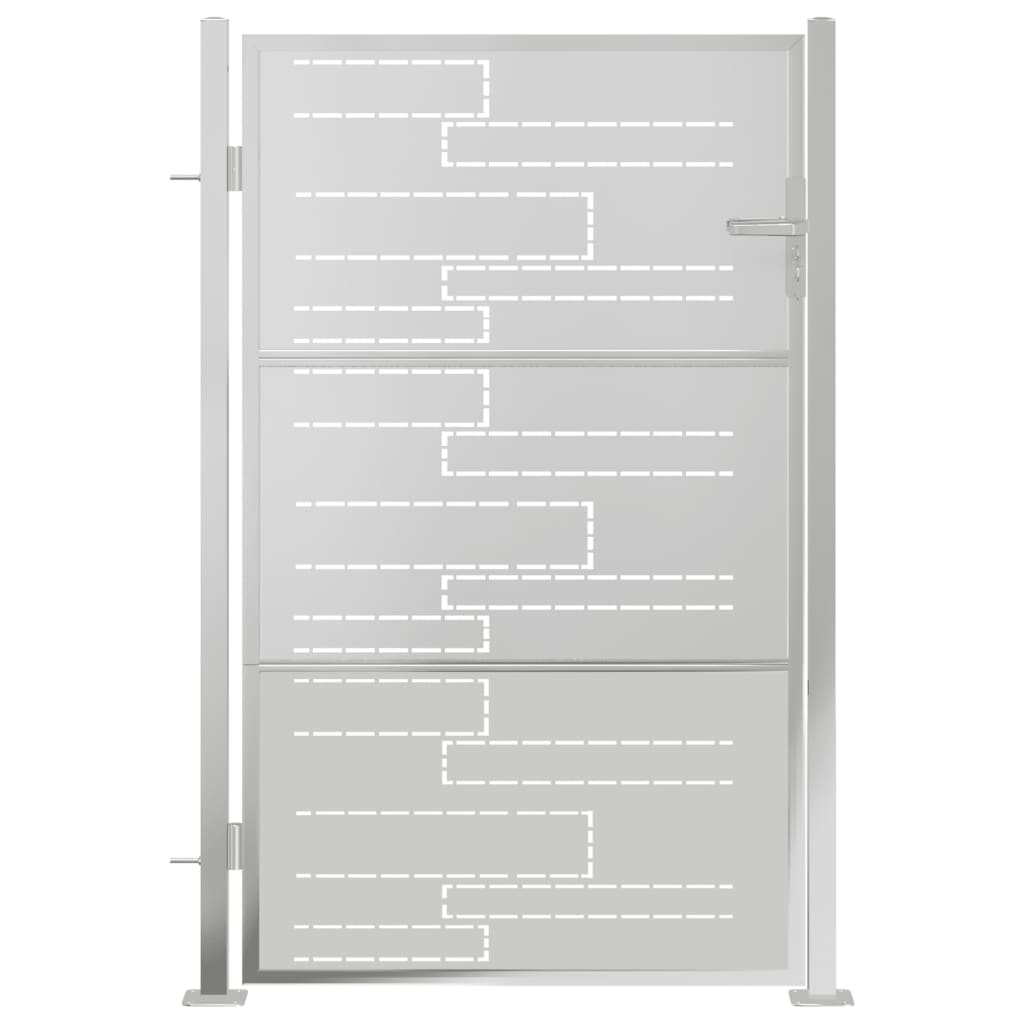 VIDAXL GARDE Gate 100x150 cm Edelstahl