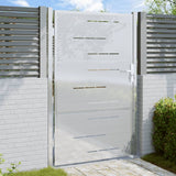 Vidaxl Garden Gate 100x125 cm Stainless steel