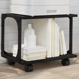 VIDAXL Stampante Box a 2 strati 41x28x33.5 cm Black in legno